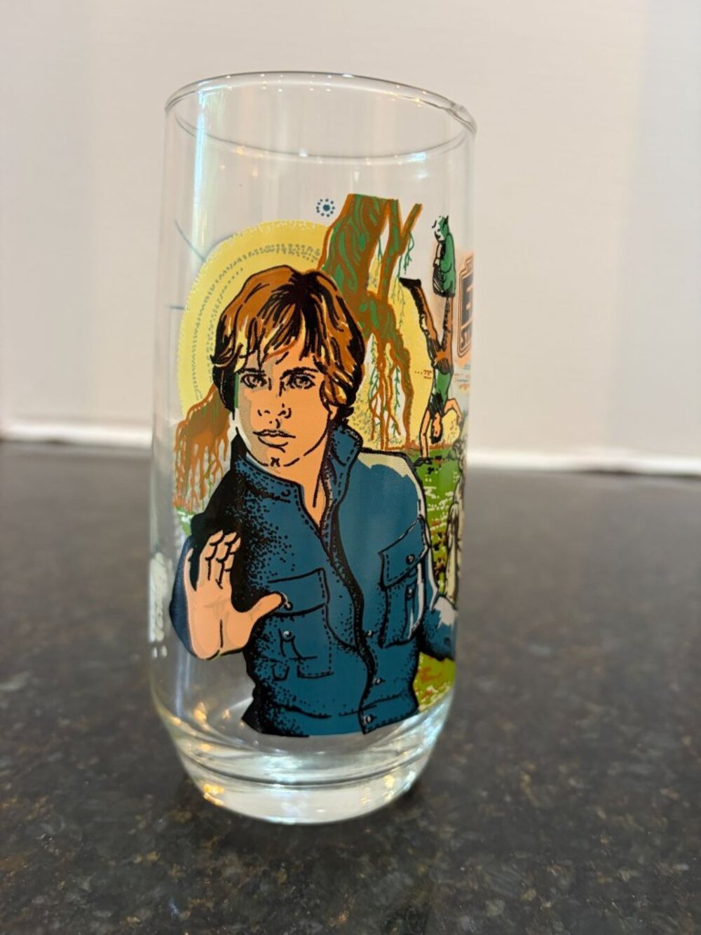 Star Wars Burger King Coca-Cola Collector Drinking Glass, Empire Strikes Back, L